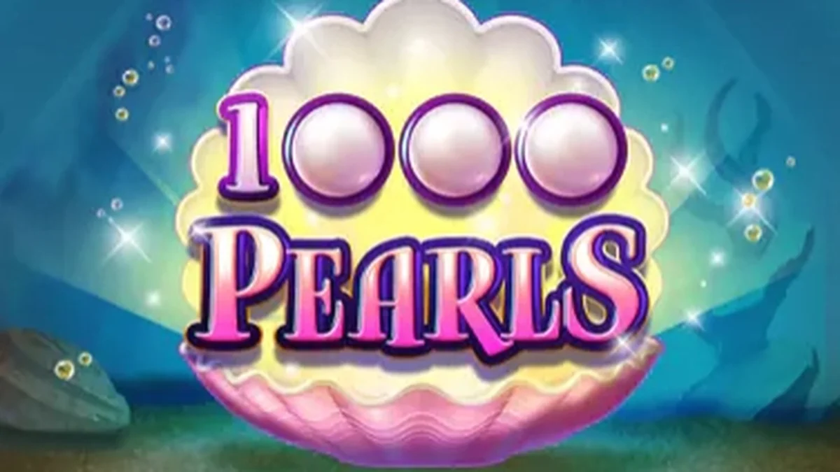 Tampilan visual slot 1000 Pearls dengan tema bawah laut yang elegan