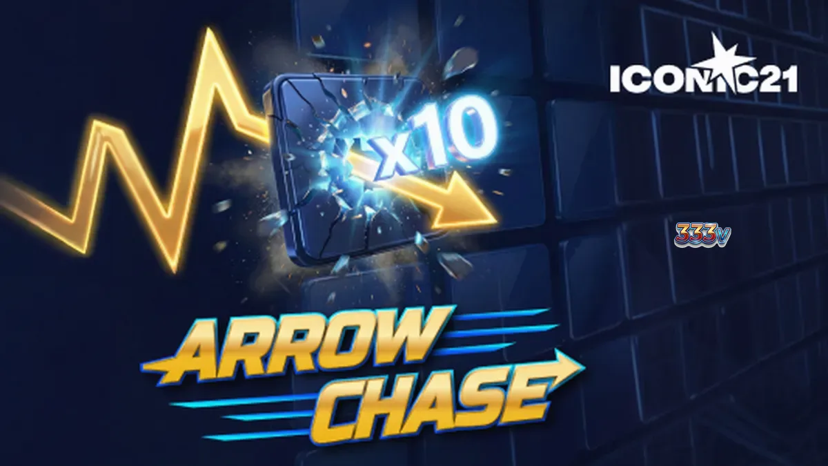 Tampilan visual grid Arrow Chase dengan panah yang bergerak dinamis